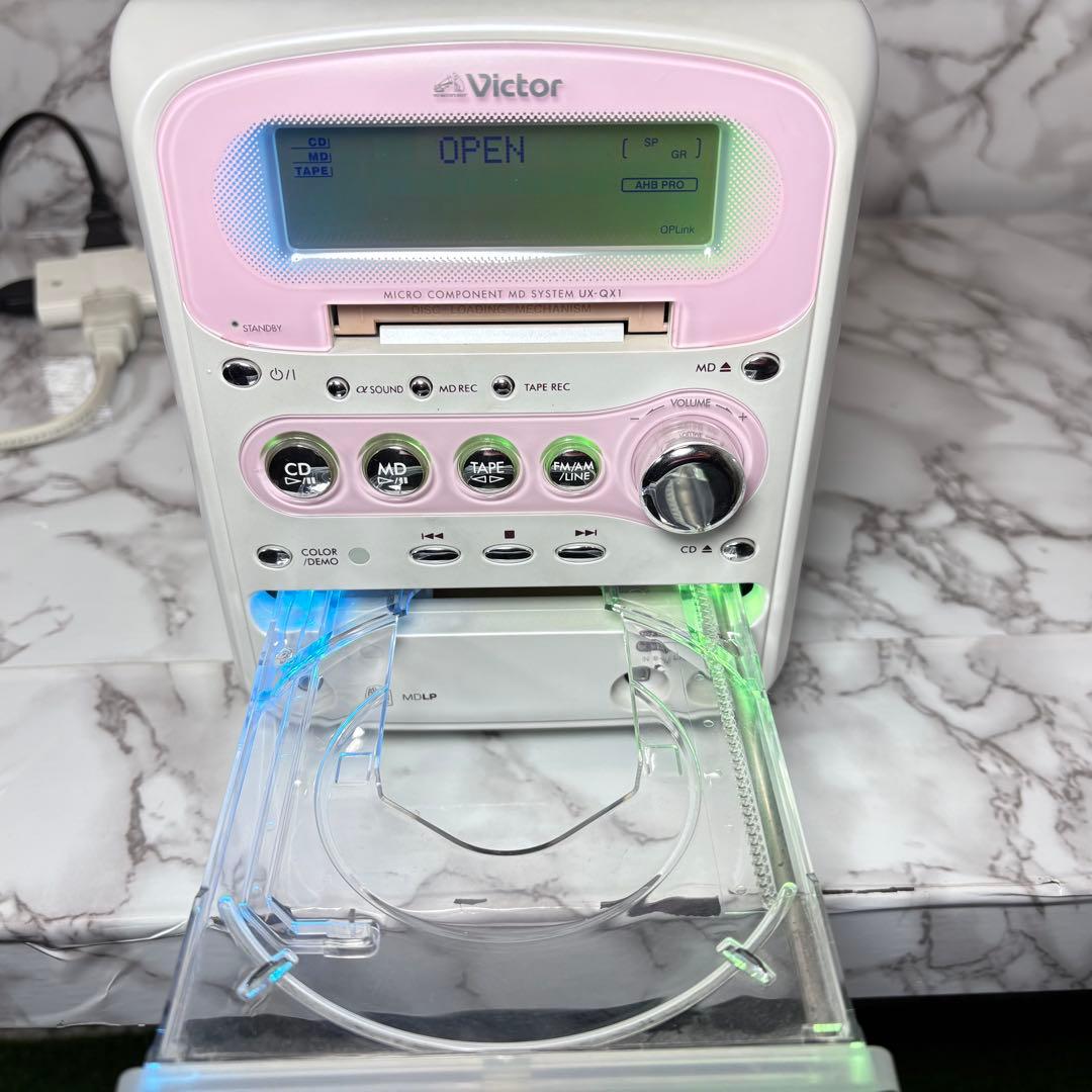 良品　Victor ビクター UX-QX1 MDコンポ MDデッキ