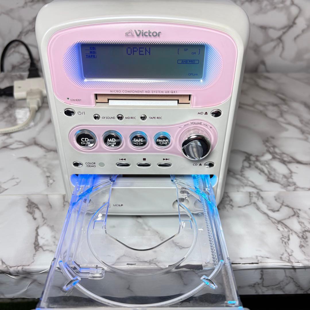 良品　Victor ビクター UX-QX1 MDコンポ MDデッキ