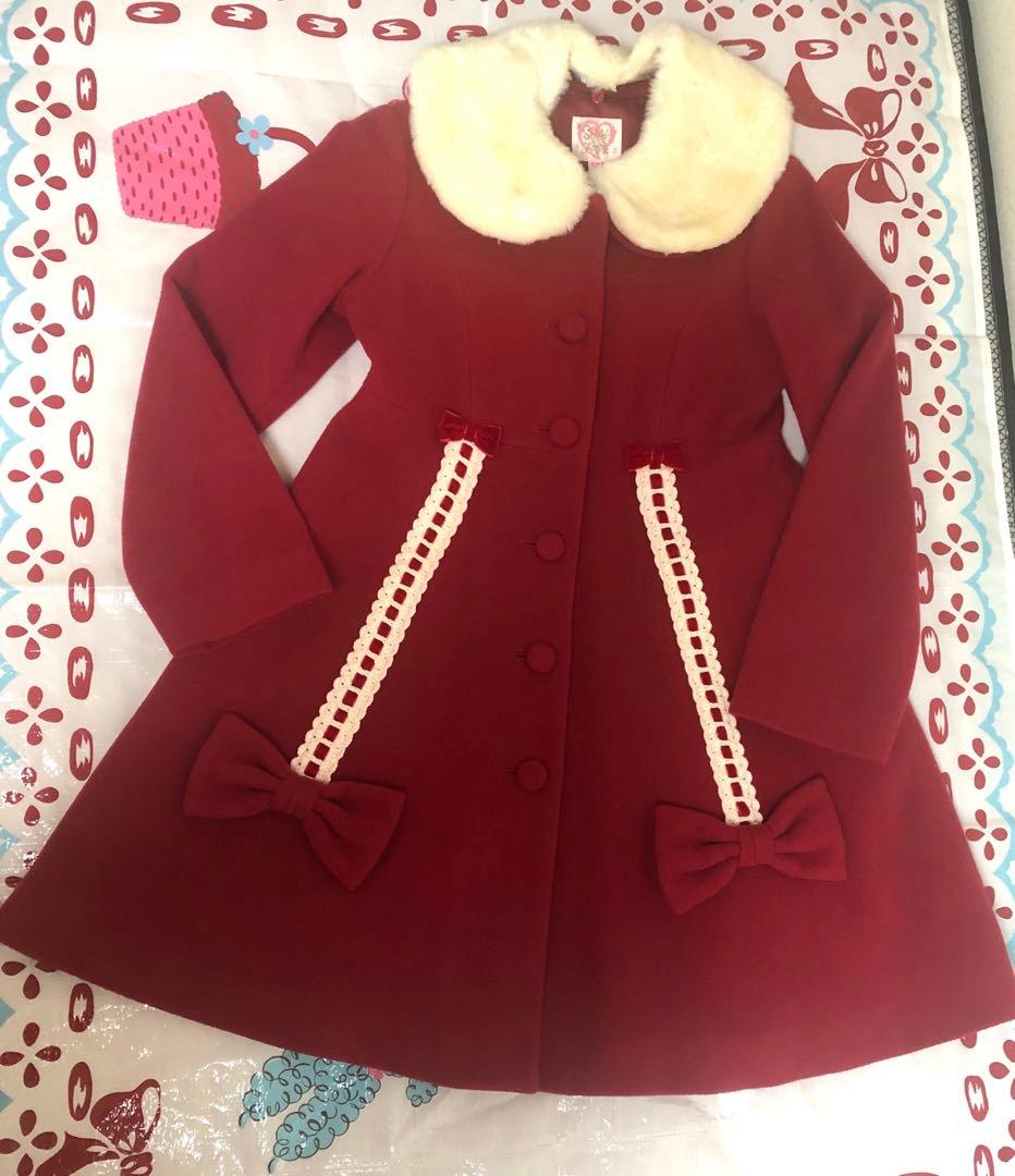 ☆あいす☆シャーリーテンプル はしごレース　ウールコート　150