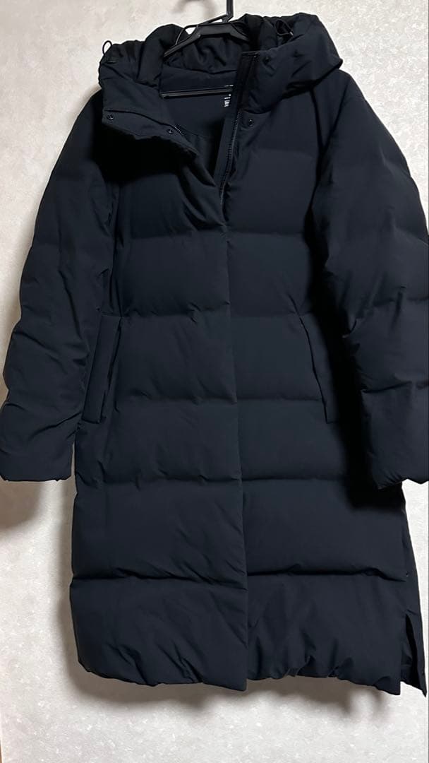 UNIQLO♪シームレスダウンロングコート♪ブラック♪美品
