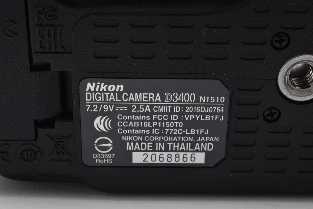 ❤Nikon D3400❤Bluetoothでシェア！❤美品❤小型軽量高性能❤