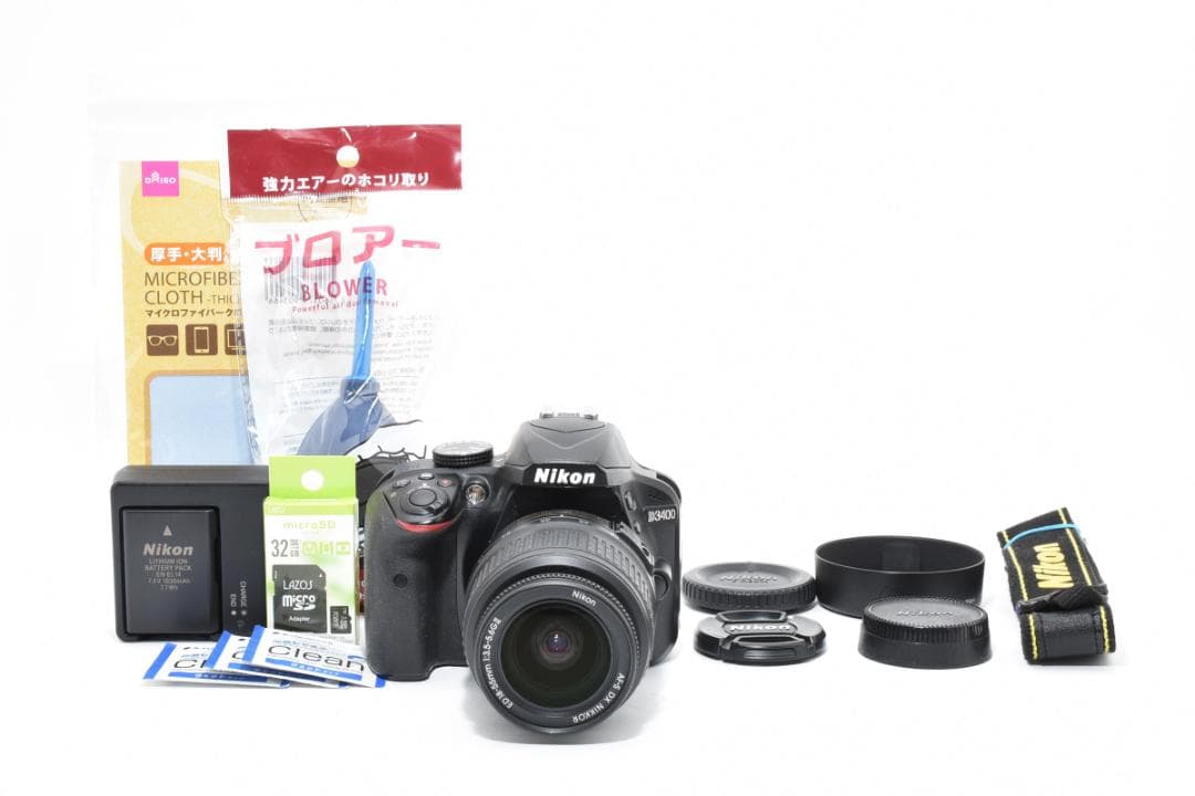 ❤Nikon D3400❤Bluetoothでシェア！❤美品❤小型軽量高性能❤