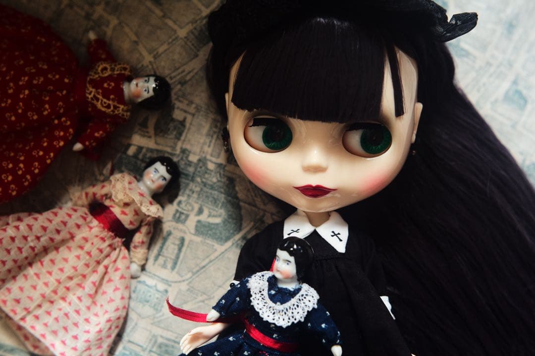 チャイナヘッドドール ビスクドール ミニチュア ドールハウス ブライス