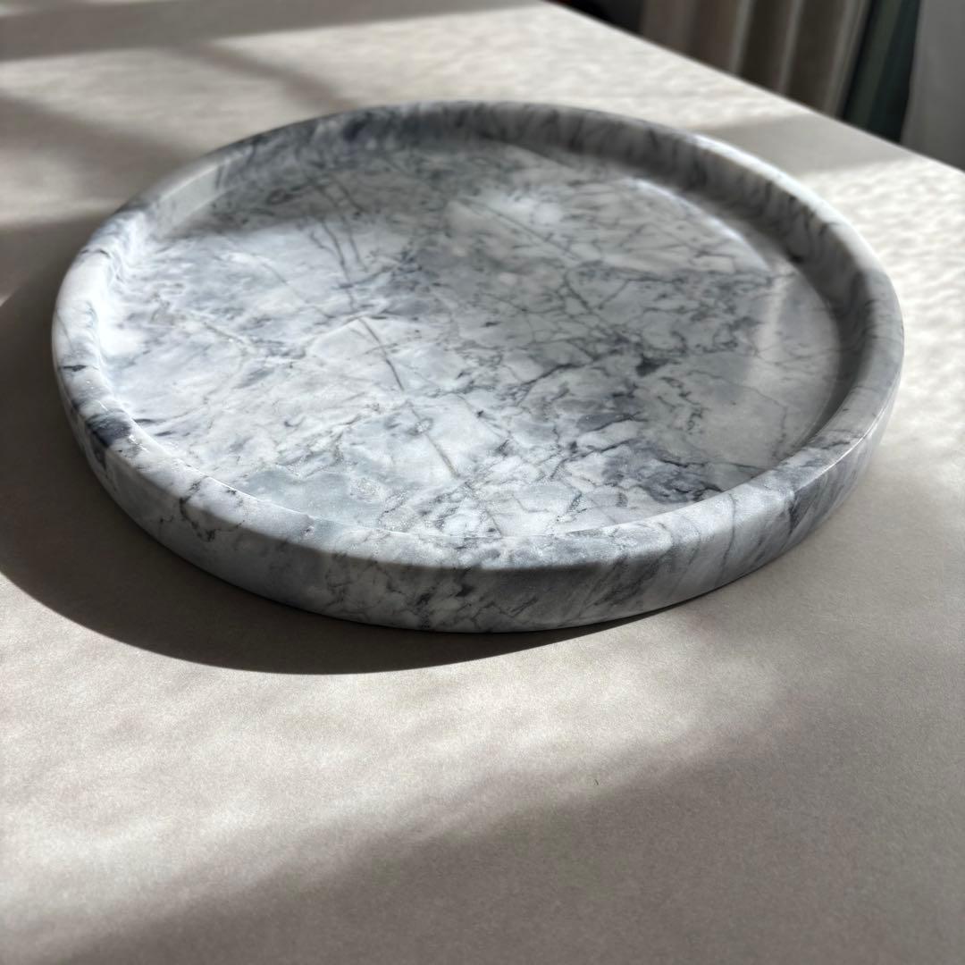 大理石のインテリアトレイ