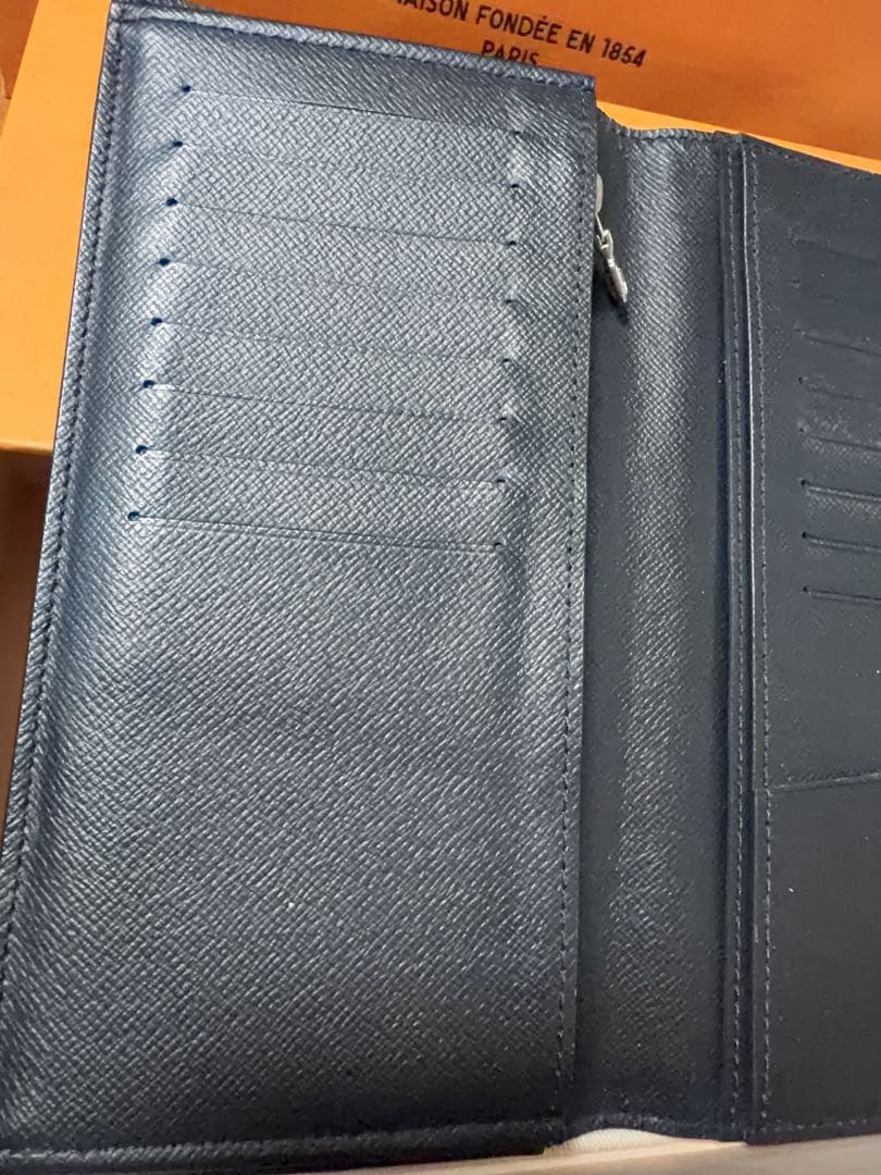 Louis Vuitton ブラック長財布 ICチップ 箱&保存袋付 フランス製