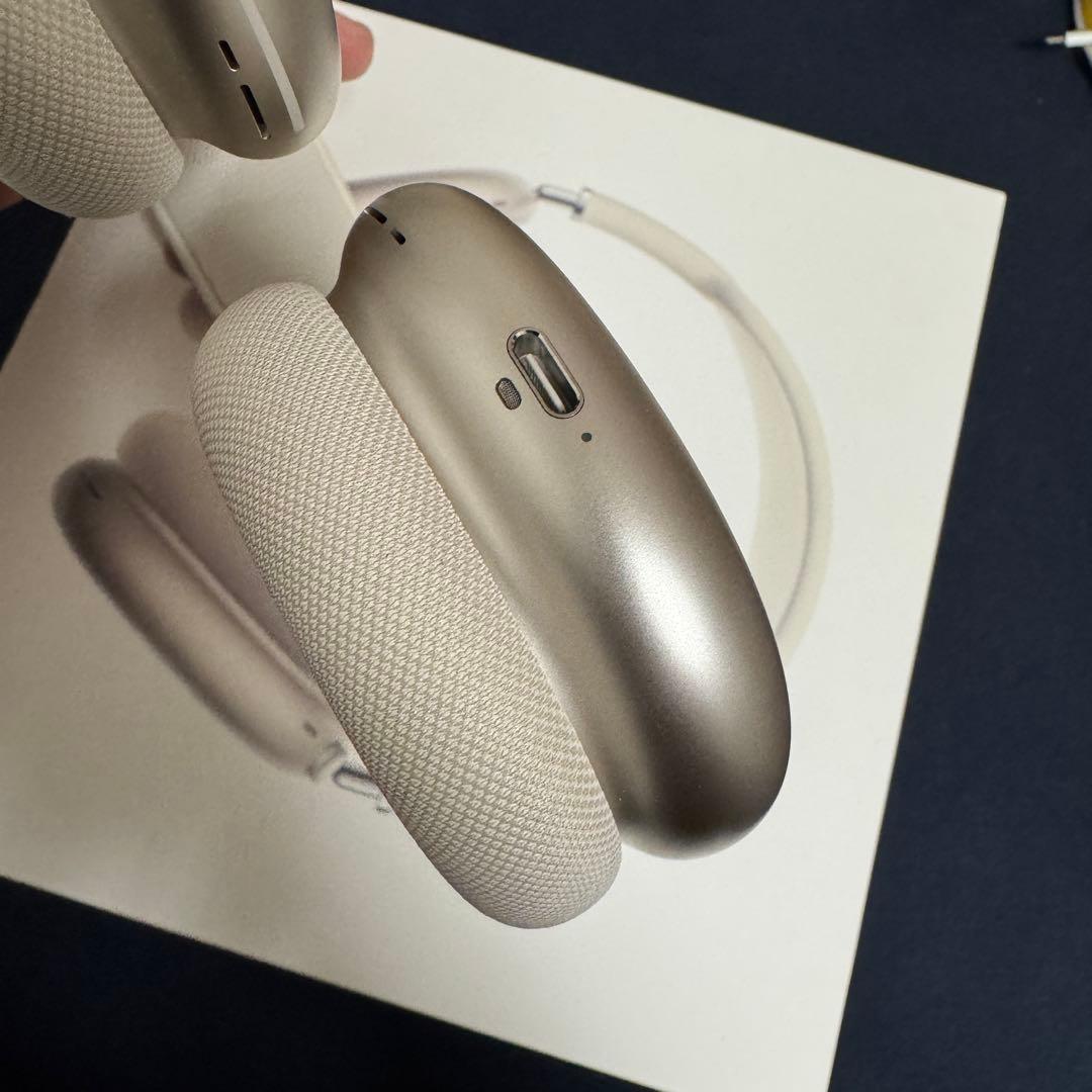 AirPods Max スターライト 本体（＋箱、付属品）