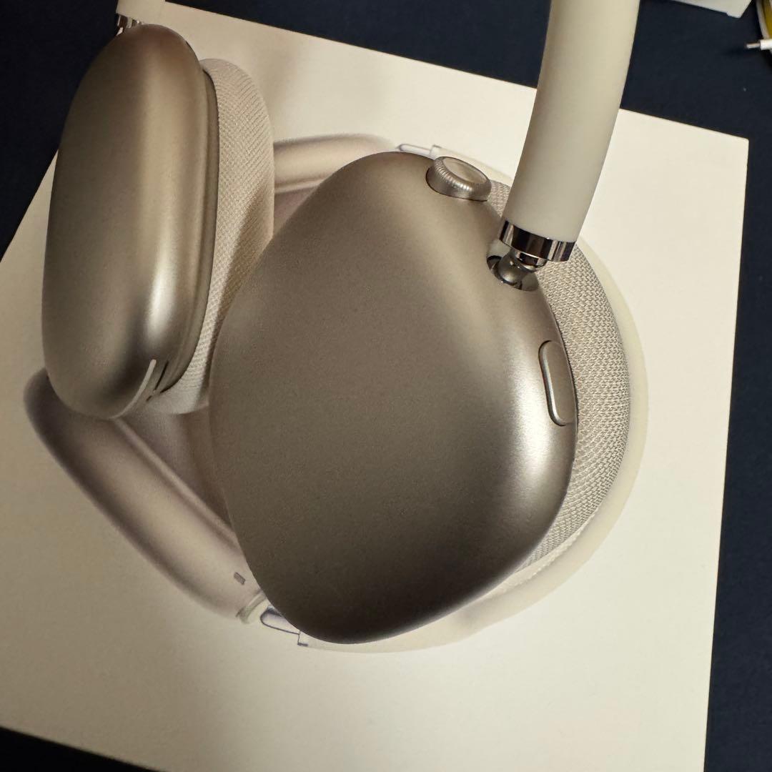 AirPods Max スターライト 本体（＋箱、付属品）