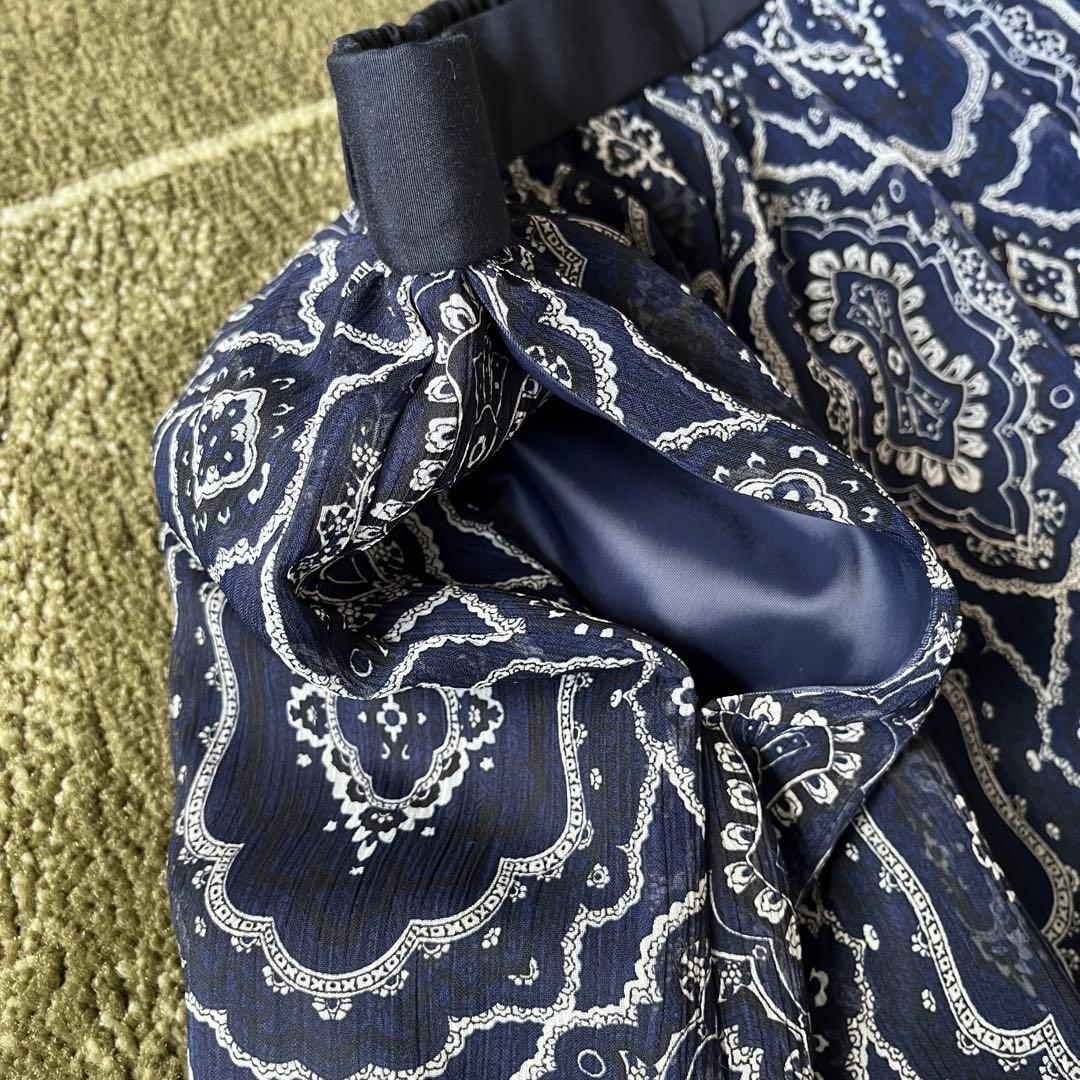 23区 オーナメントプリントギャザースカート　2024