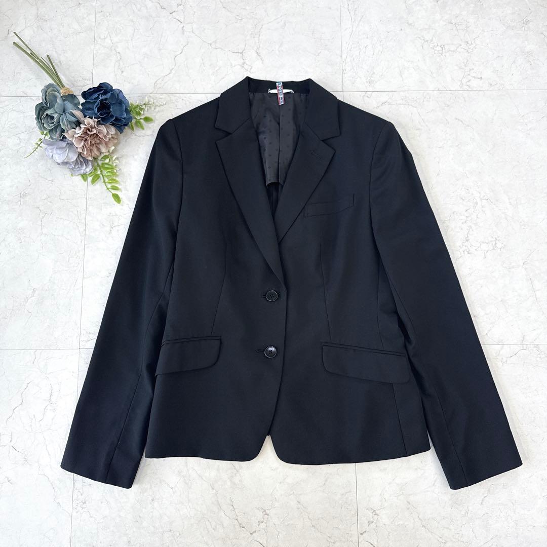 美品⭐︎近年　エヌラインプレシャス　ビジネススーツ3点 セットアップ　ブラック