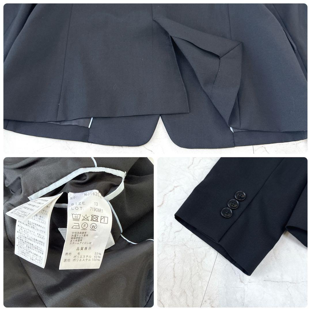 美品⭐︎近年　エヌラインプレシャス　ビジネススーツ3点 セットアップ　ブラック