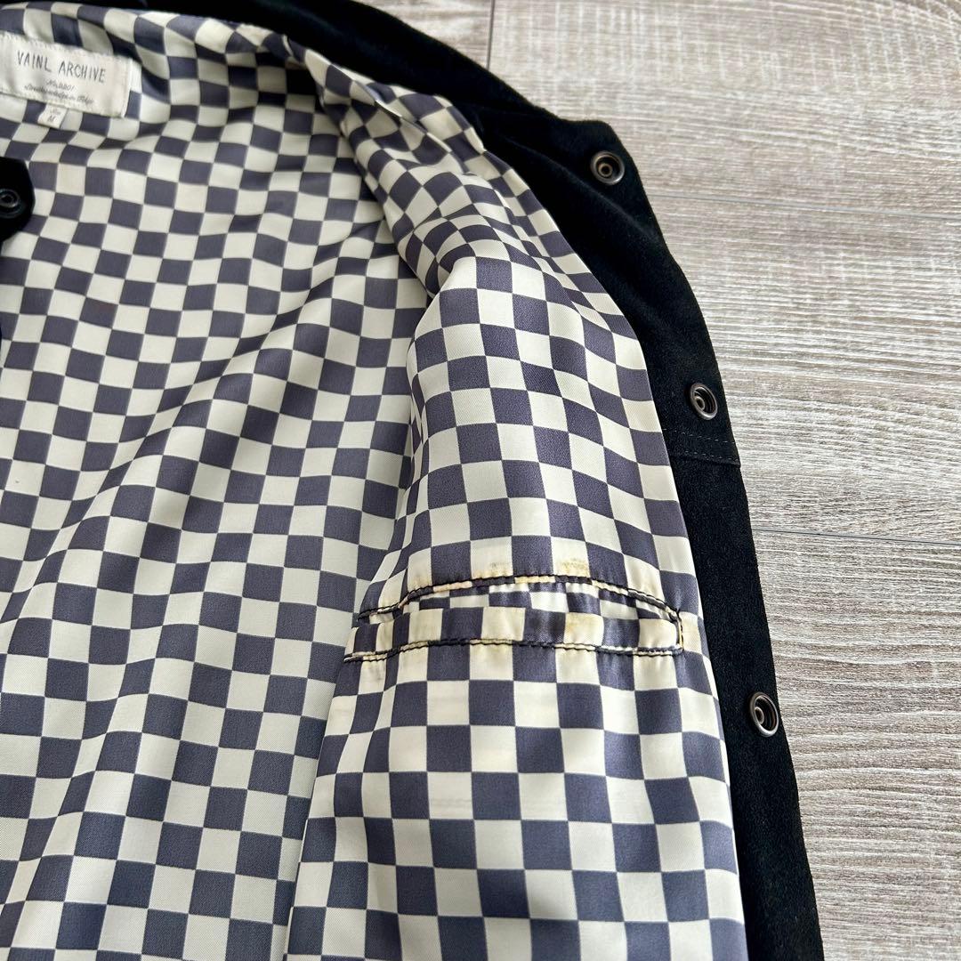 【M】VAINL ARCHIVEスウェードレザートラッカージャケット/smith