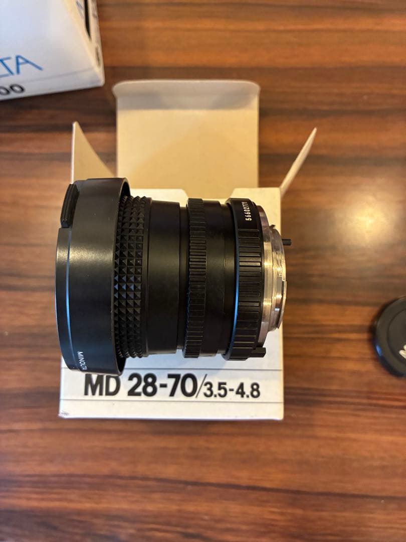 フィルムカメラ MINOLTA X-700 + MD ZOOM 28-70+FRASH280