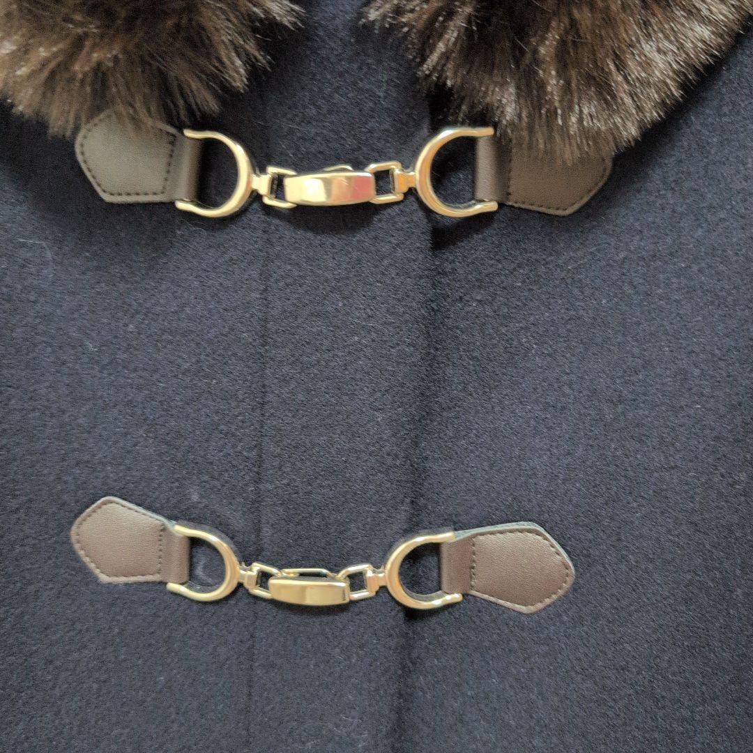 【新品】ミッシュマッシュ ショートダッフルコート ネイビー M【美品】