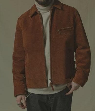 最終価格　cluct クラクト 牛革 本革 スエードジャケット 日本製　美品
