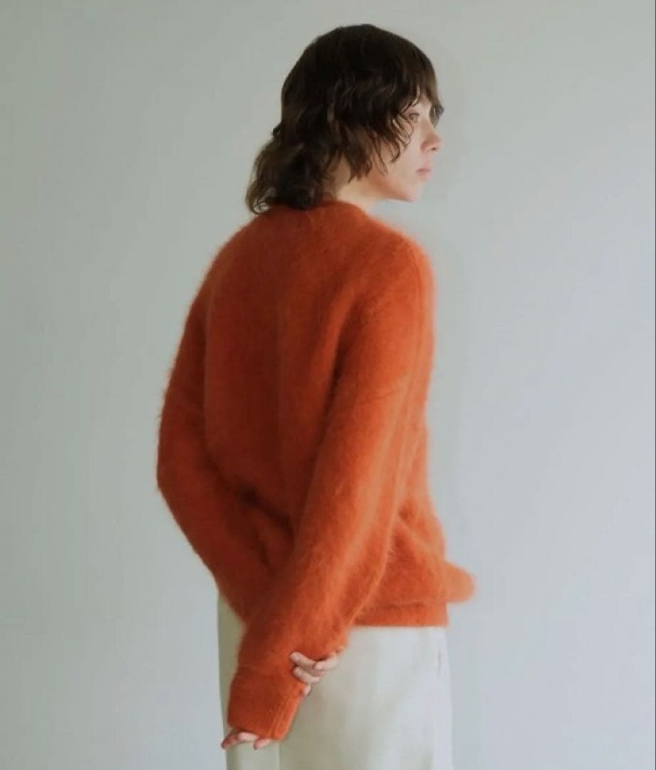 【マーマレード】CLANE 完売 アンゴラ バルキースリーブニット