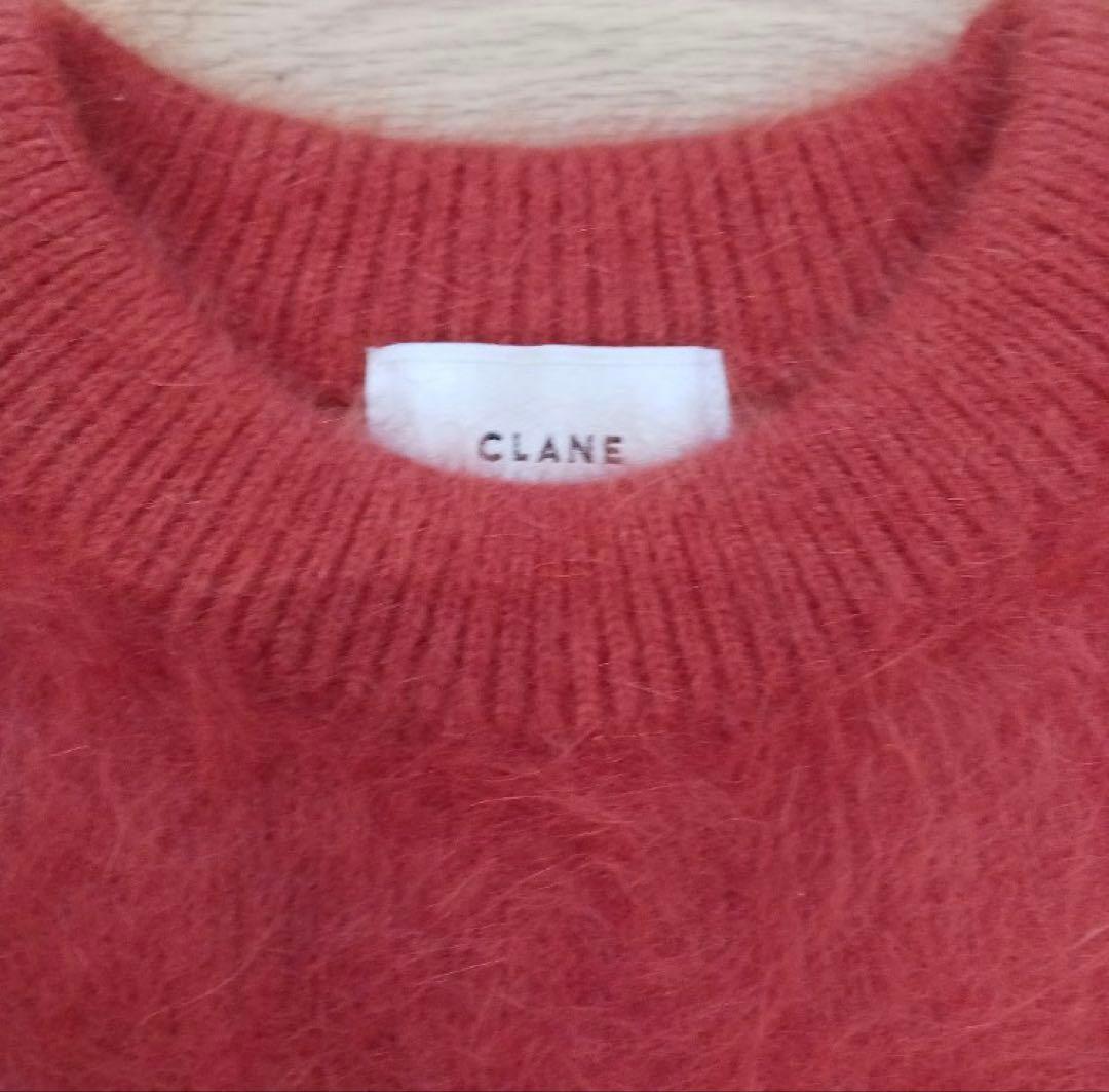 【マーマレード】CLANE 完売 アンゴラ バルキースリーブニット