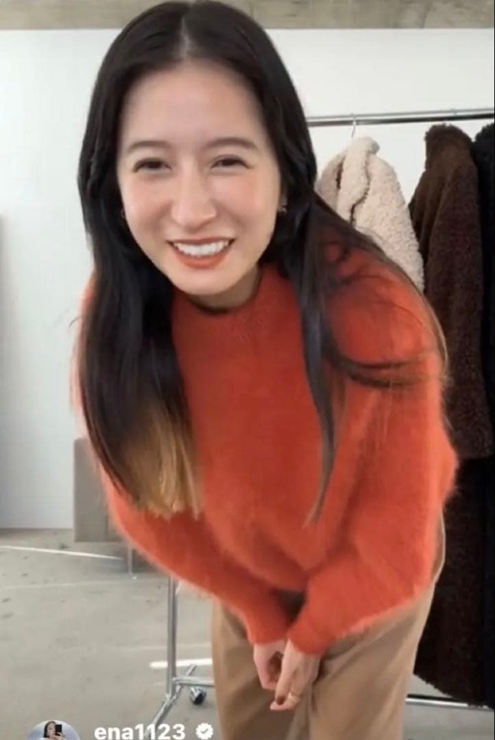 【マーマレード】CLANE 完売 アンゴラ バルキースリーブニット