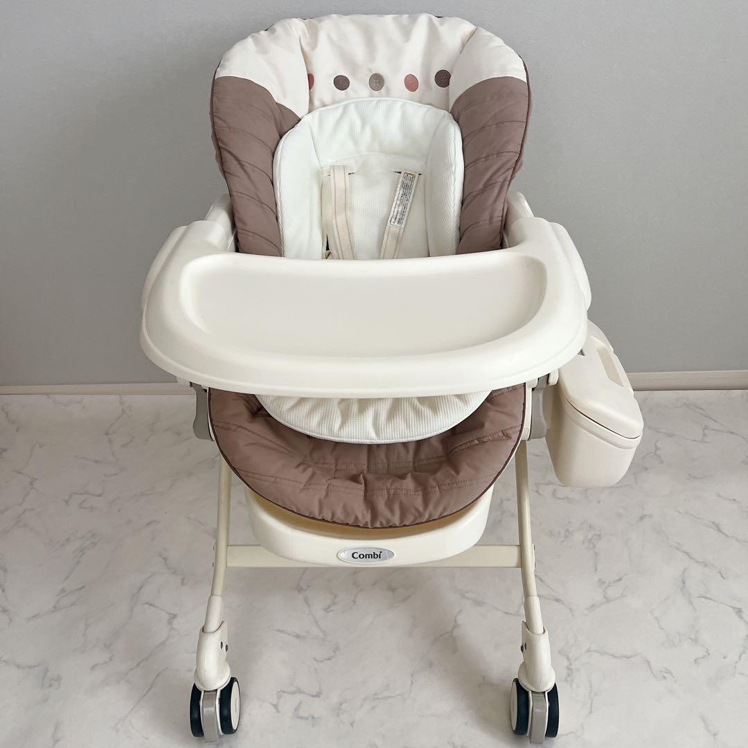 美品 コンビ ネムリラ オートスウィング 電動 ハイローチェア