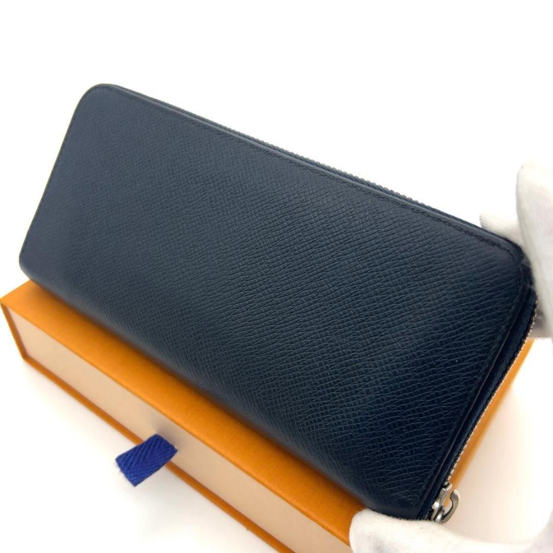 新型★ルイヴィトン タイガ ジッピーウォレット ヴェルティカル 長財布 ネイビー