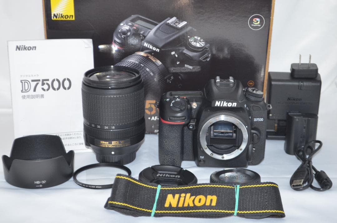 新品級　シャッター数7100回以下 Nikon D7500☆Wi-Fi搭載