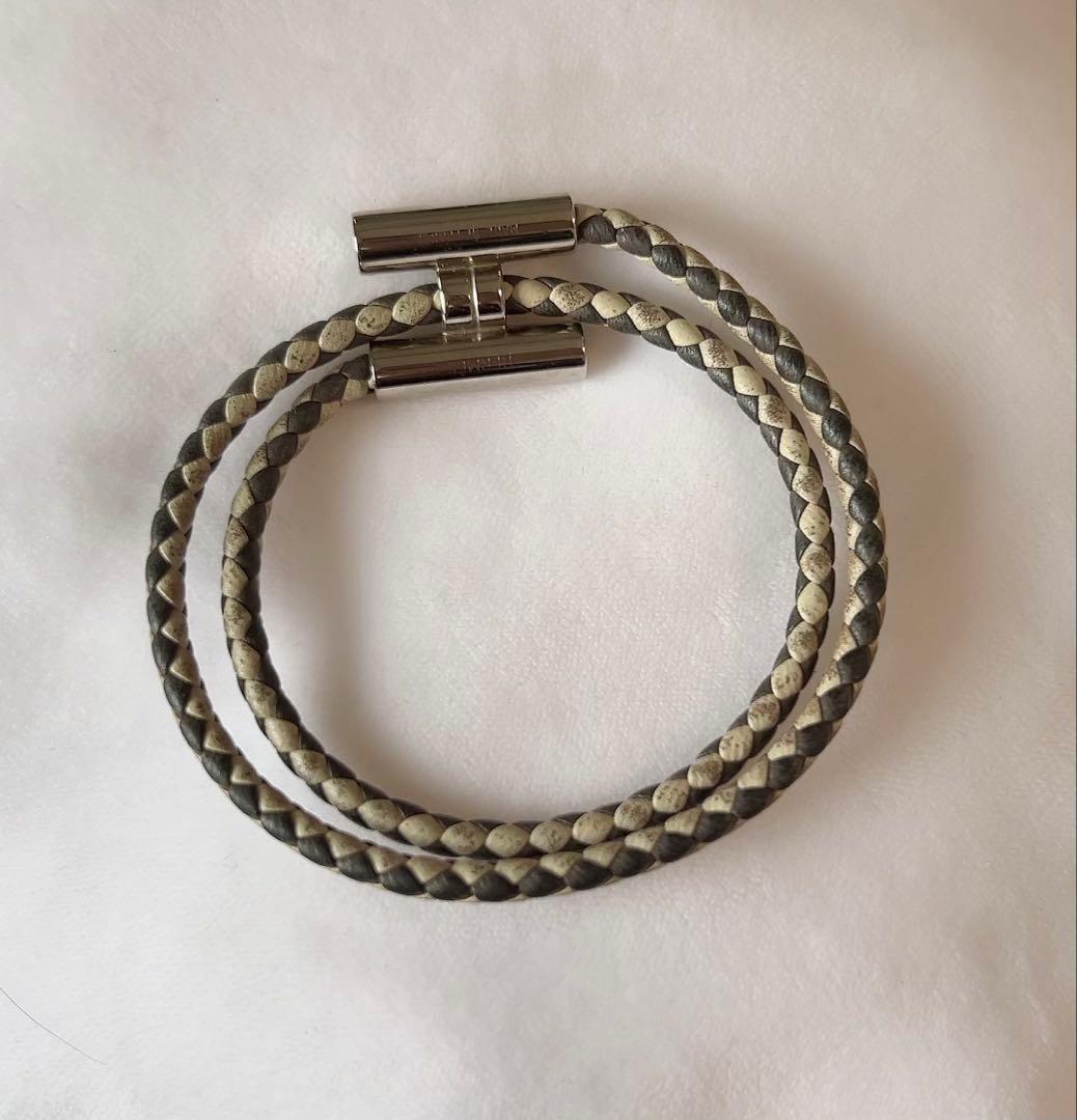 HERMES エルメス トゥルニトレッセ レザーブレスレット