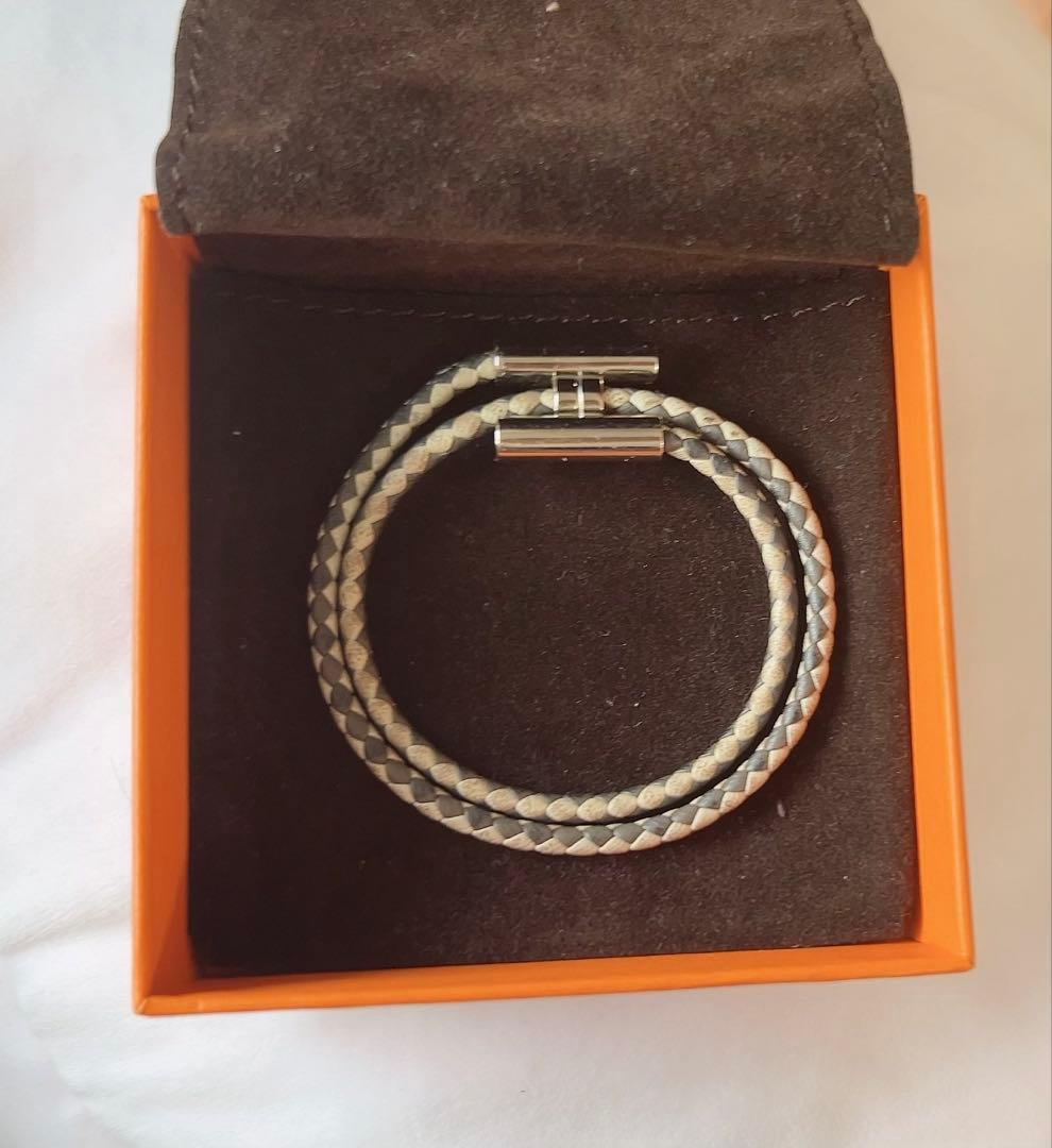 HERMES エルメス トゥルニトレッセ レザーブレスレット