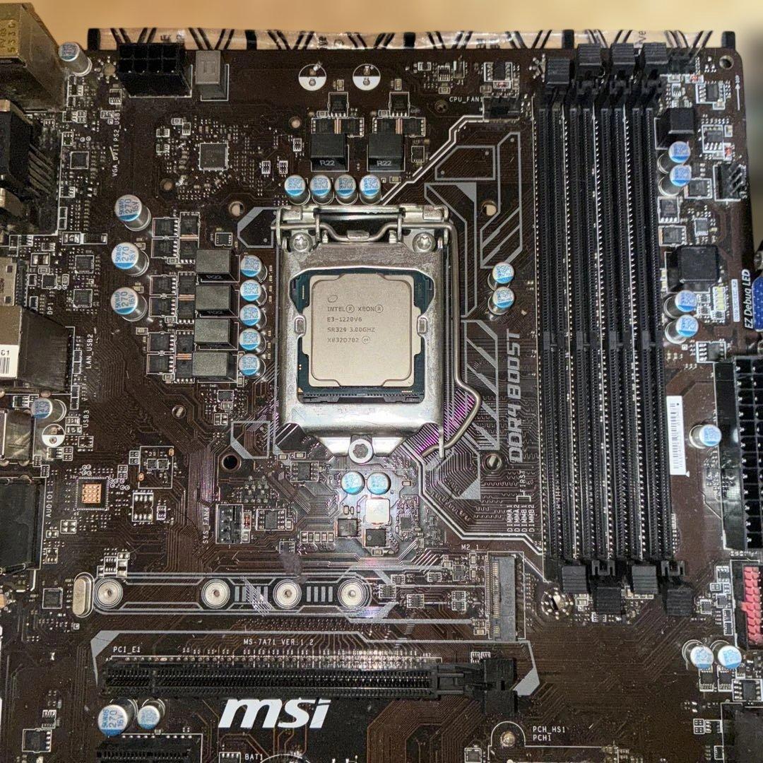 X79&E5 Z270&E3-v6 IH81m Z77&i7マザー CPUセット