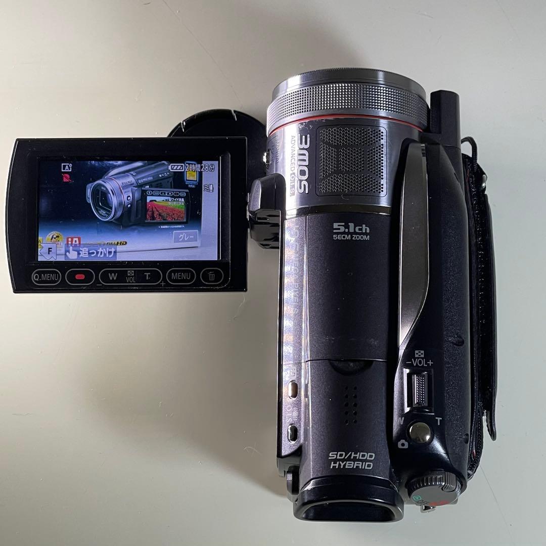 値下げしました【ワイコン＆フィッシュレンズ付き】HDC-HS350 SD/HDD