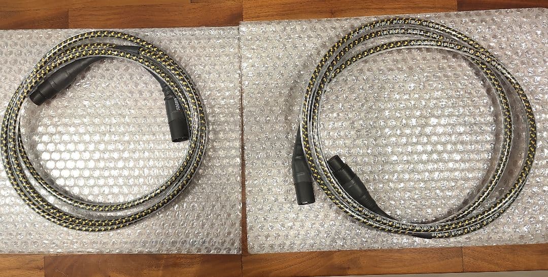 XLRケーブル Pro Yellow Oval 2.0m ×2本