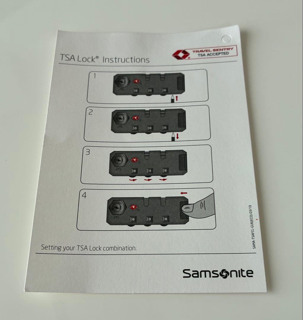 Samsonite（サムソナイト） ソフト スーツケース　37L〜43L 黒