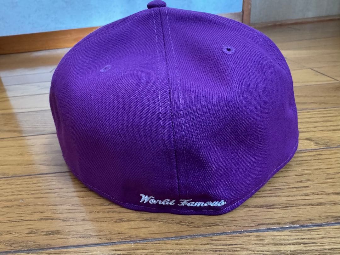 Supreme 59FIFTY パープル　キャップ サイズ　7 1/2