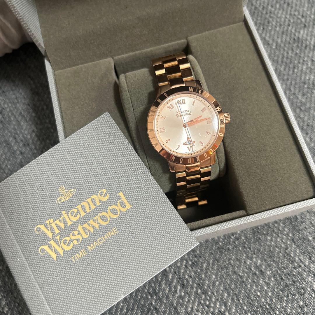 Vivienne Westwood 時計Time Machine ローズゴールド