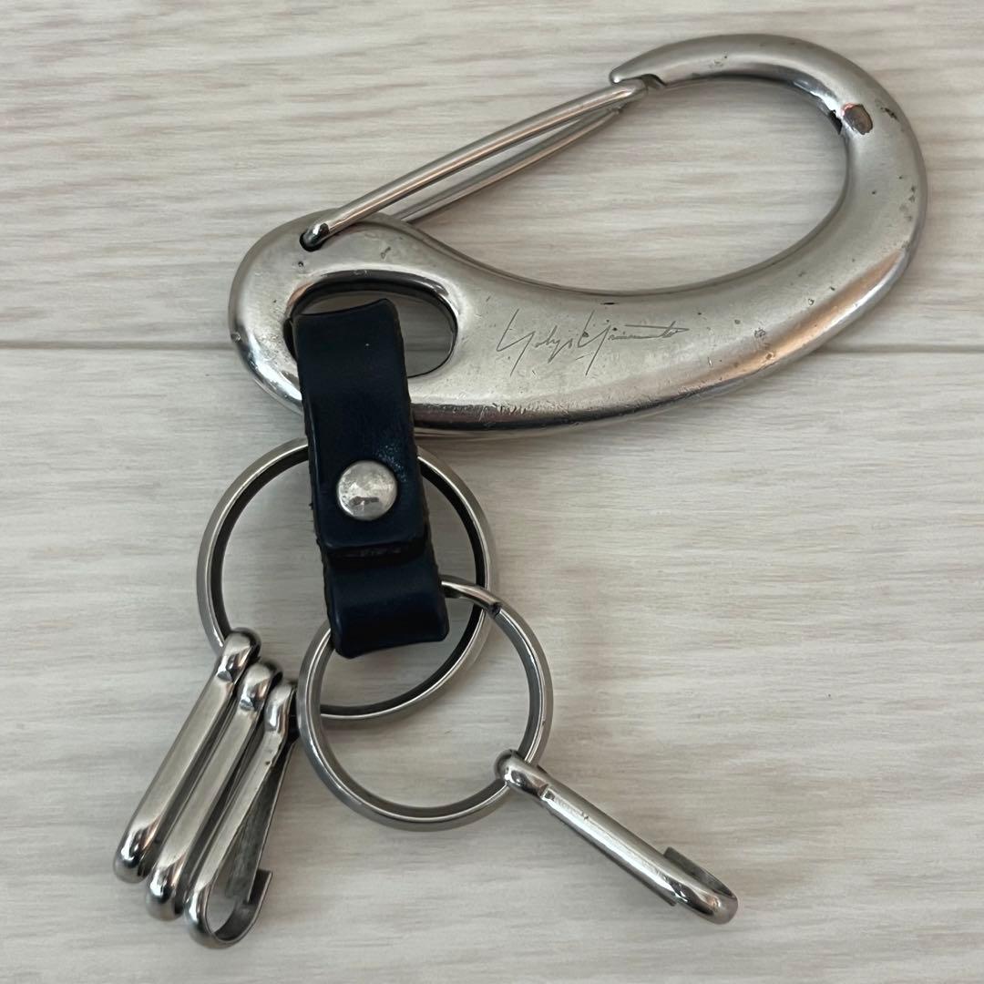 【名作】ヨウジヤマモト Yohji Yamamoto カラビナ キーリング 鍵
