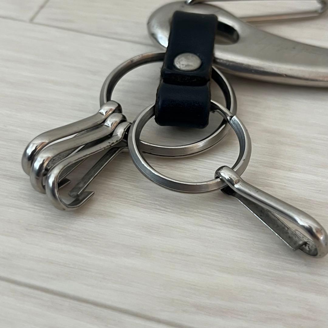 【名作】ヨウジヤマモト Yohji Yamamoto カラビナ キーリング 鍵