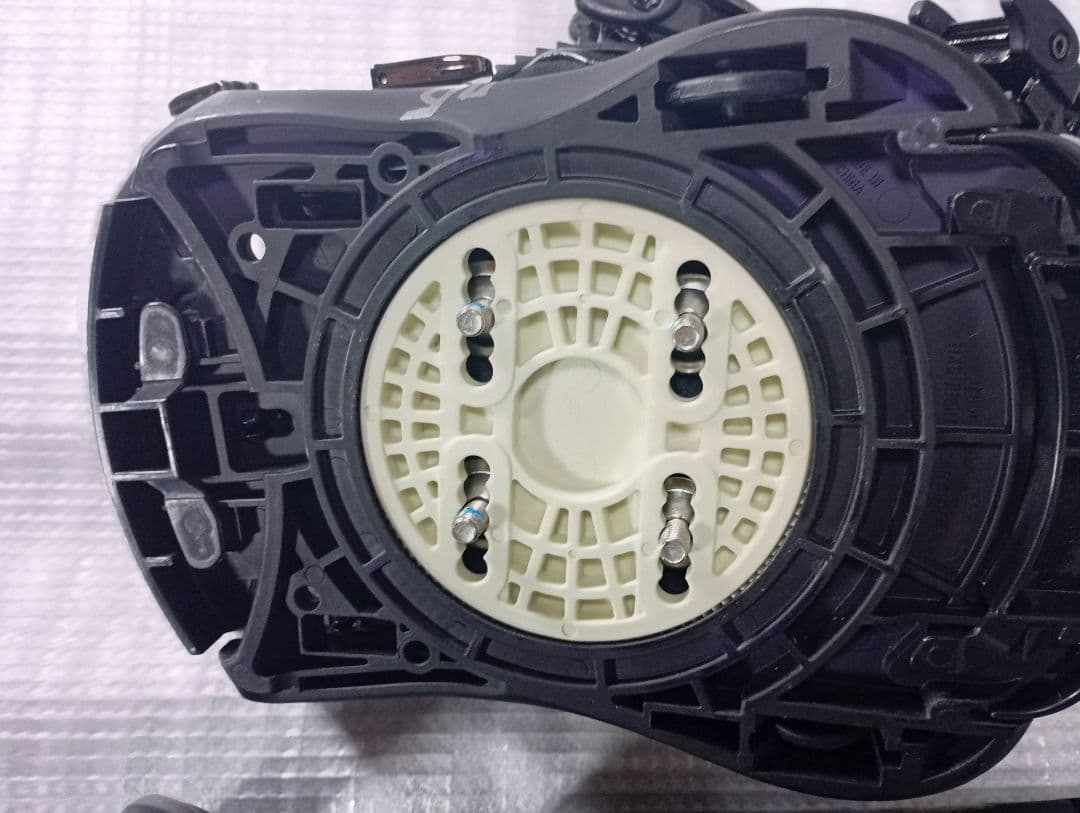 FLUX ビンディング 　Sサイズ ヒョウ柄　美品　カービング　パウダー