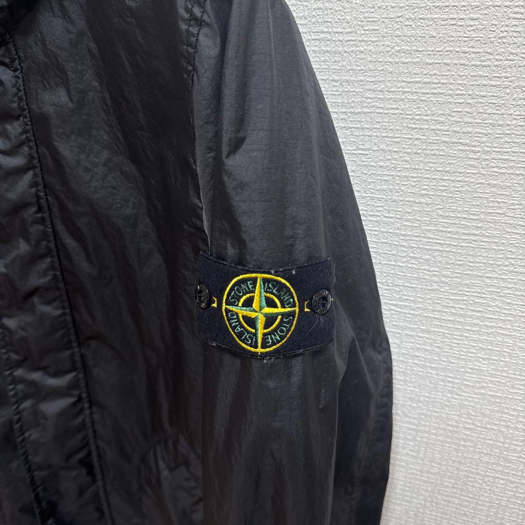 STONE  ブラックナイロンジャケット