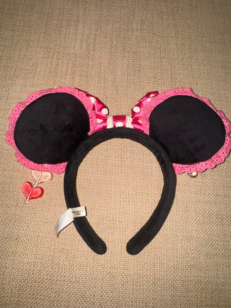 ミニーマウス カチューシャ ピンク