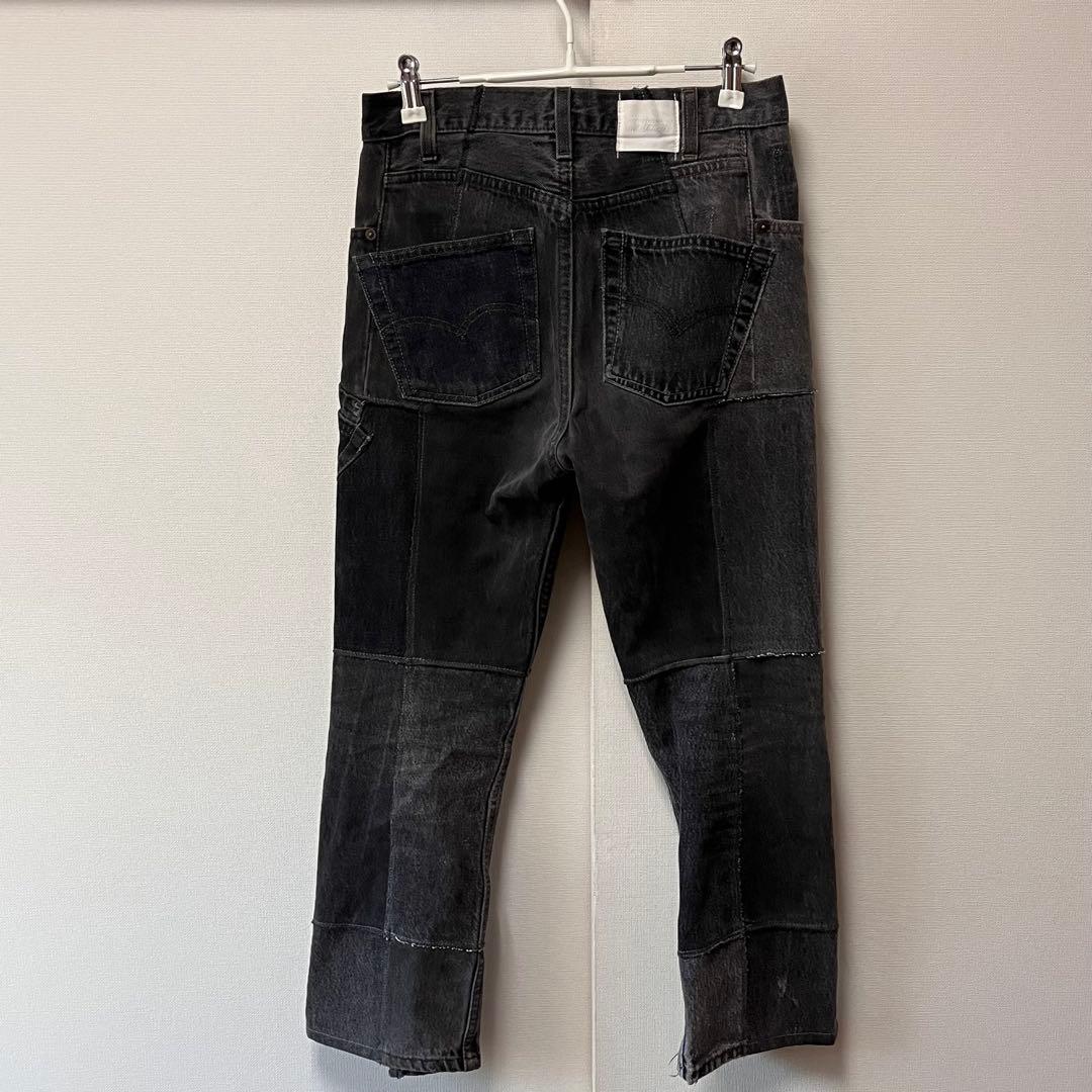 ソロイスト soloist 再構築デニム　44 ブラック
