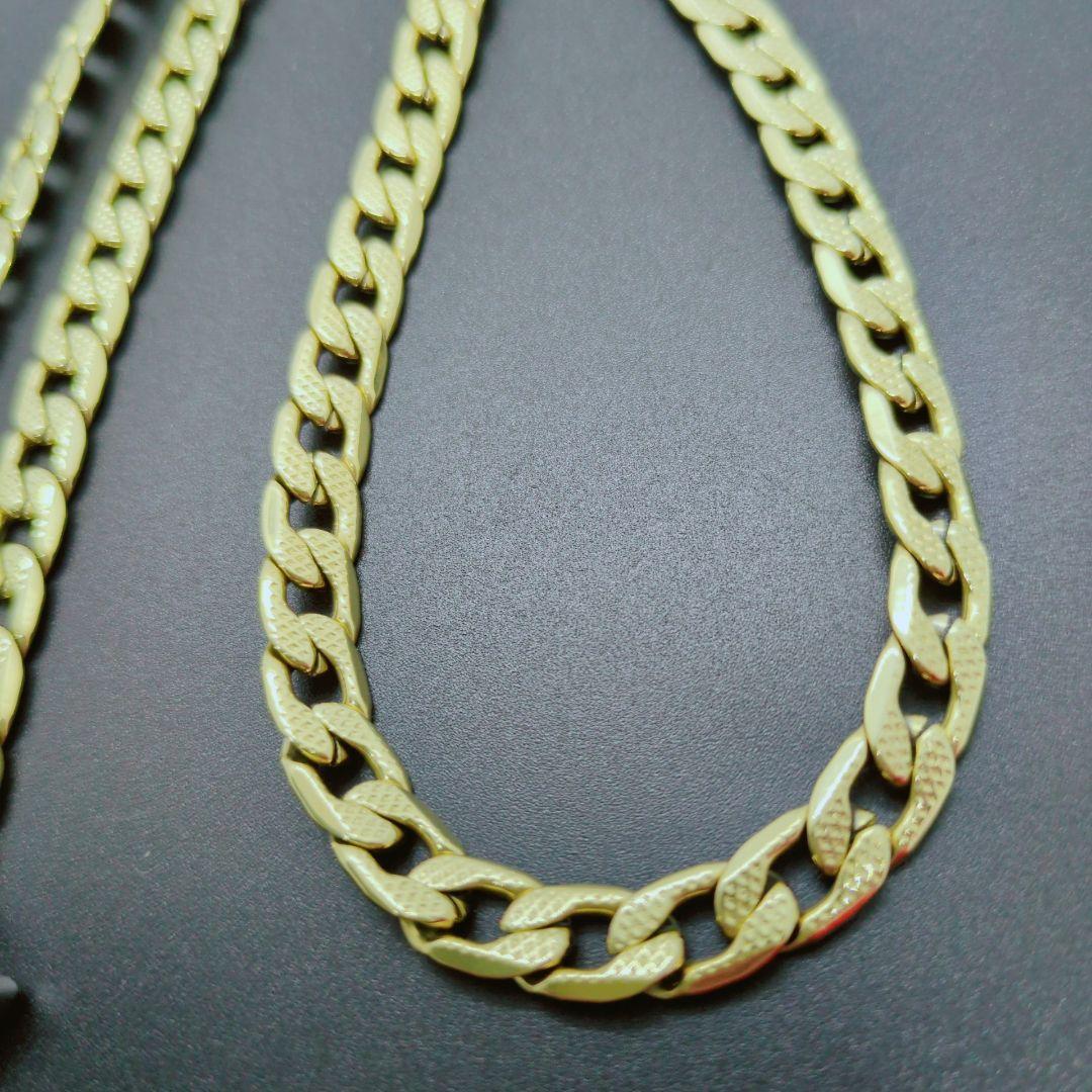 【美品】DIESEL ネックレス DX1438 ゴールドチェーン 箱　喜平