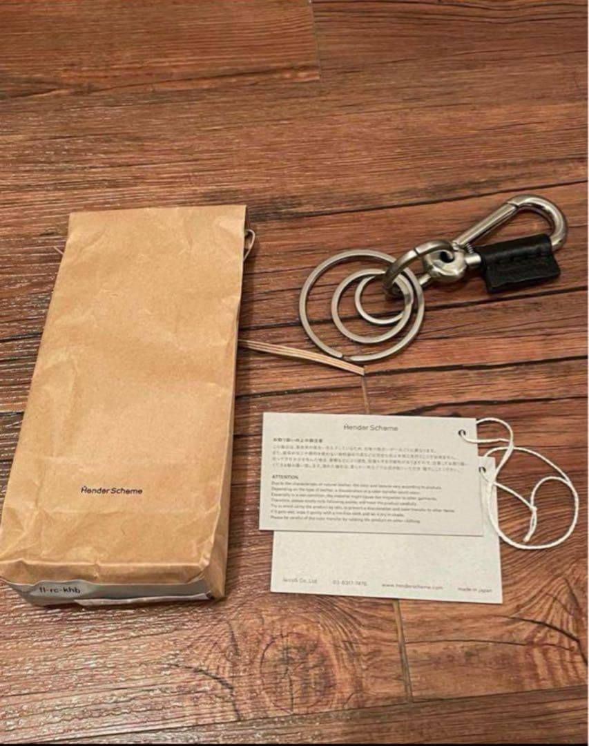 Hender Scheme キーホルダー・キーリング　カラビナ　ブラック