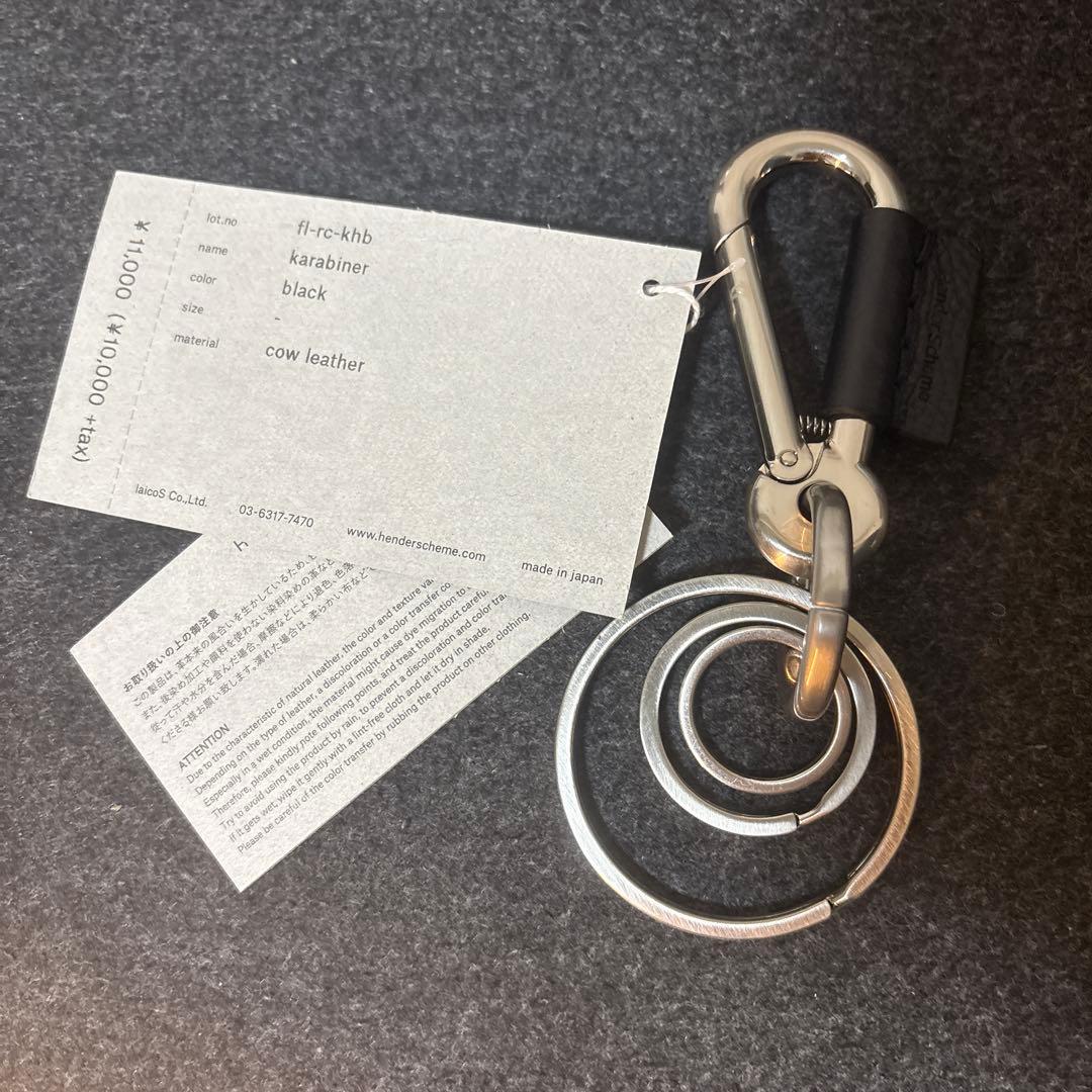 Hender Scheme キーホルダー・キーリング　カラビナ　ブラック
