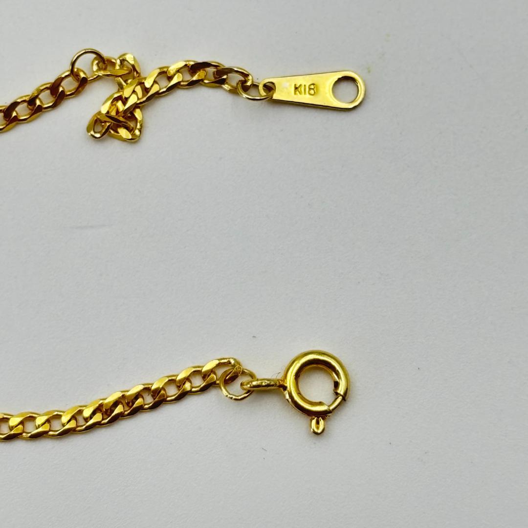 ⭐ 極美品 ✨K18金 チェーンネックレス ギフトボックス付き