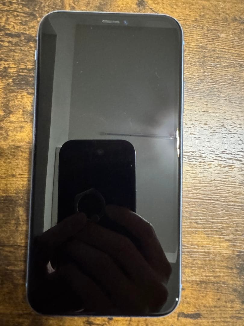 iPhone XR ブルー 128GB SIMフリー　バッテリー93%