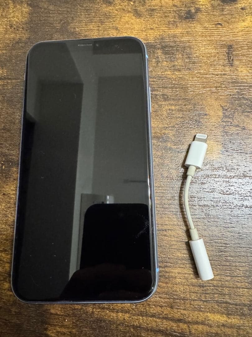 iPhone XR ブルー 128GB SIMフリー　バッテリー93%