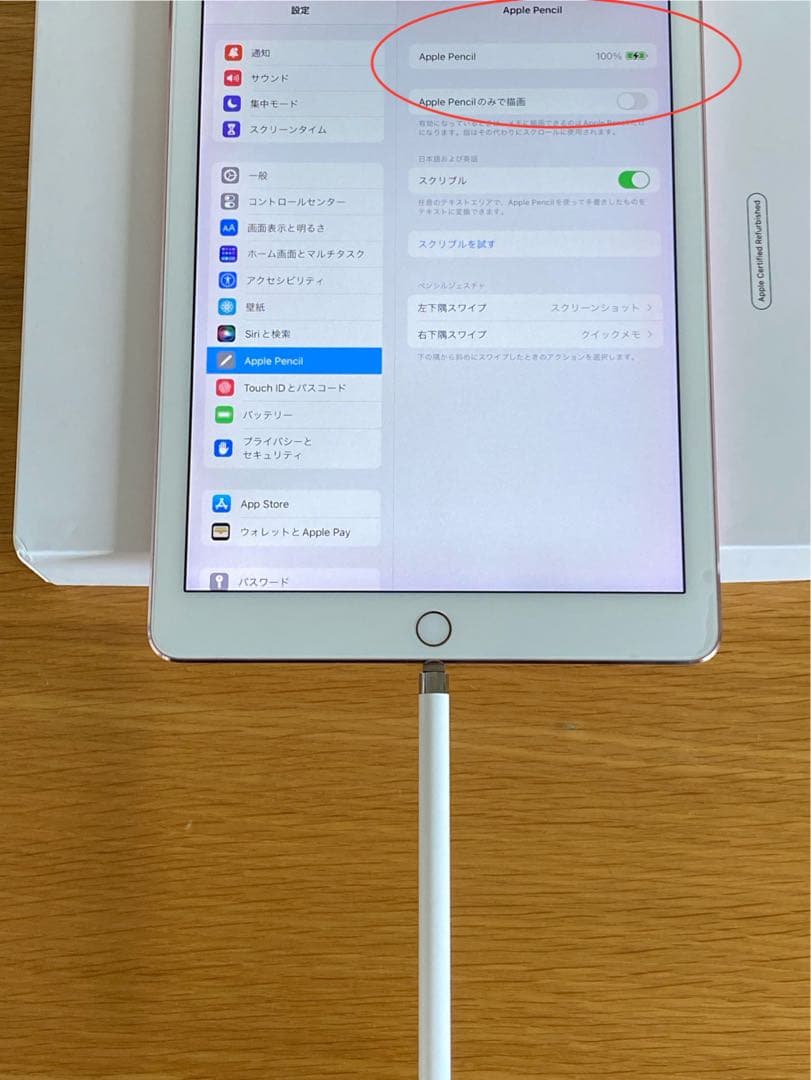 Apple Pencil 第1世代　美品　アップルペンシル