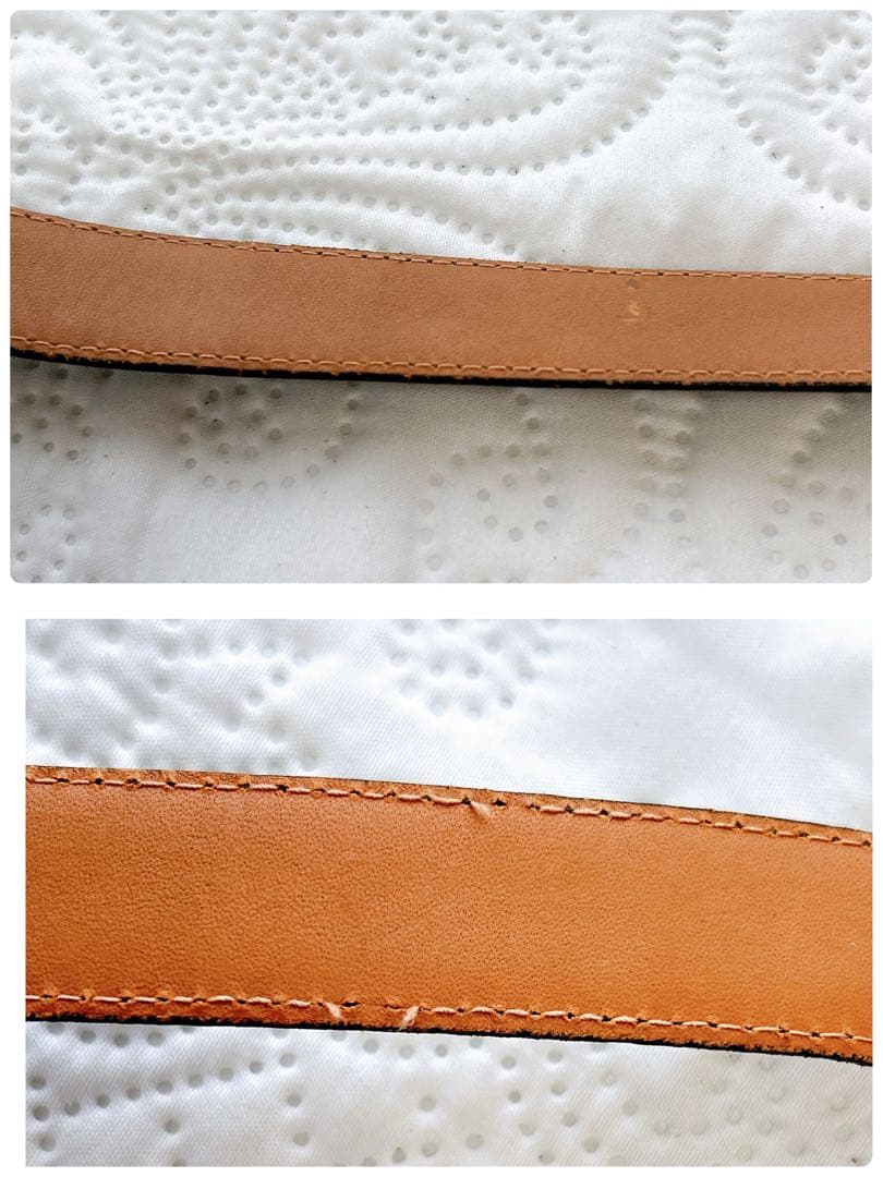 ノメさん専用 希少✨ラルフローレン ロゴ ベルト レザー アメリカ製 ブラック