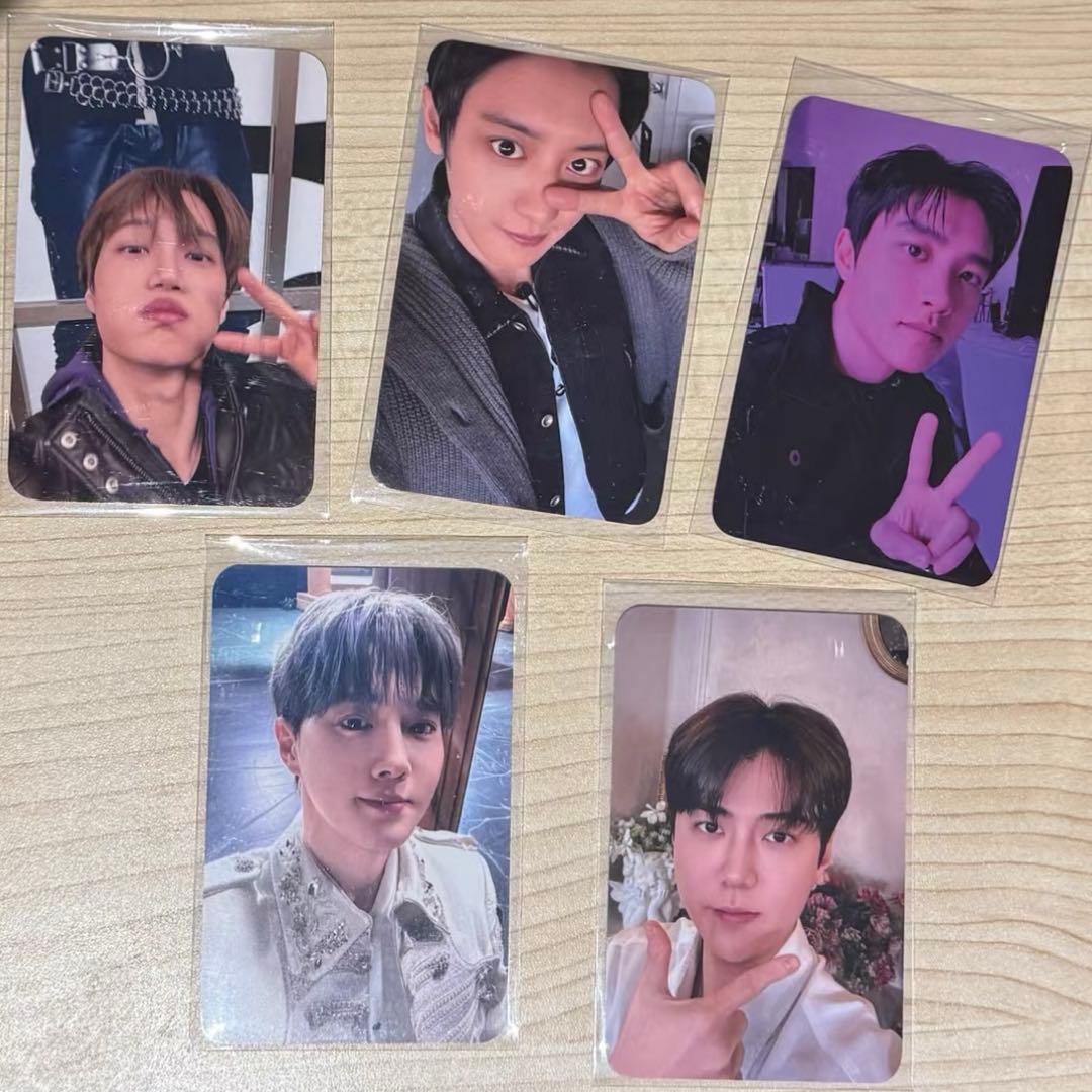 exo 中華　上海　サイン会　当選者　限定　トレカ　5枚セット