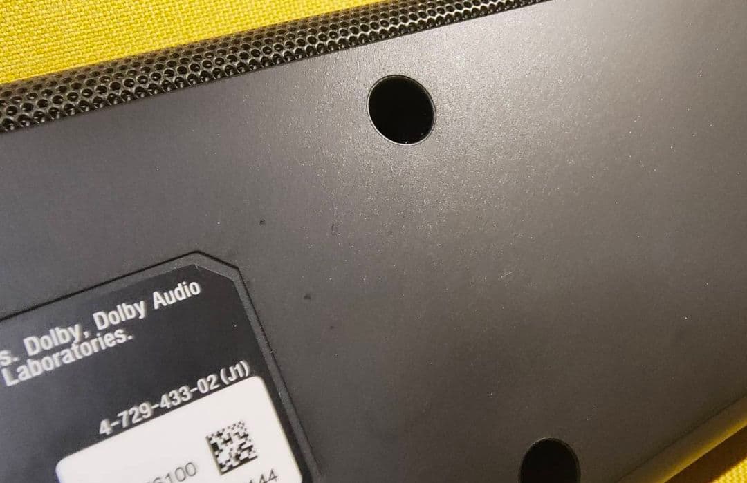 r*0様 SONY HT-S100F サウンドバー 2022年製