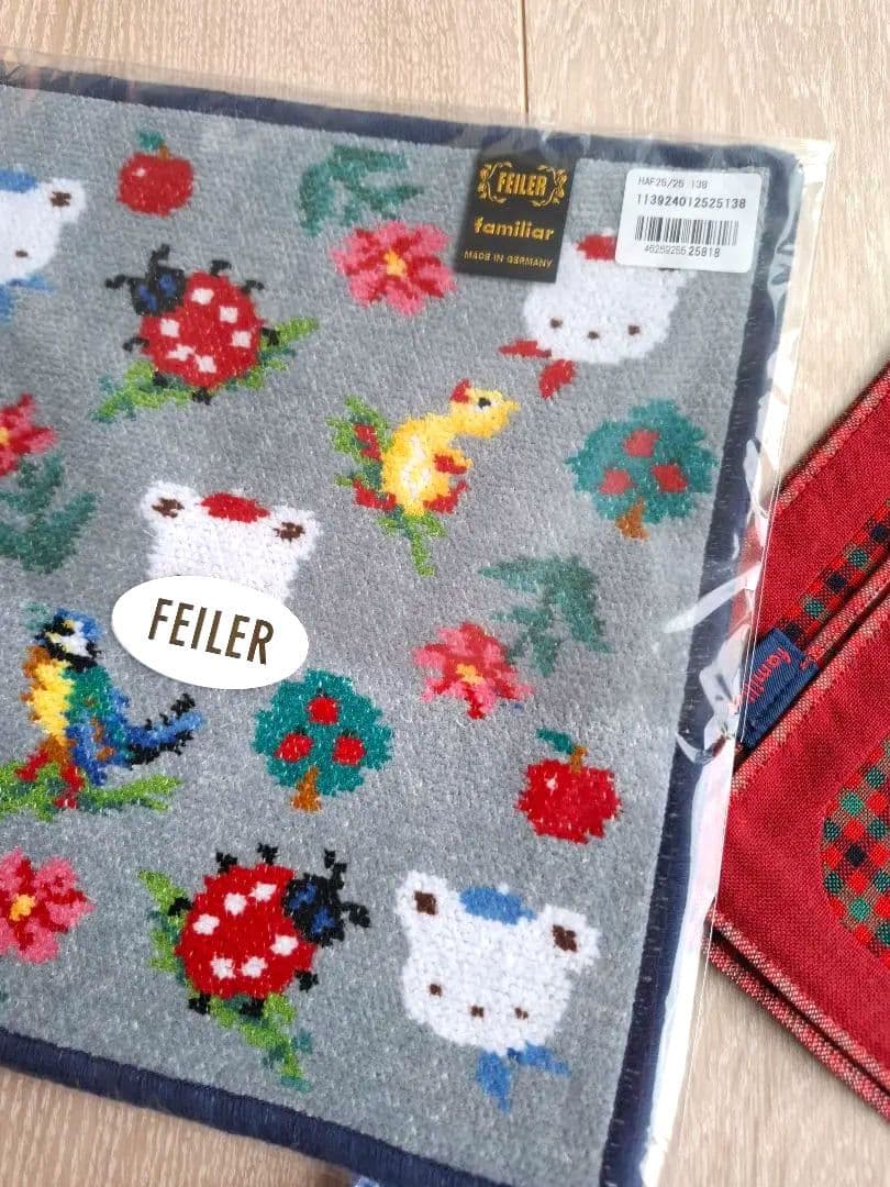 12/16まで最終お値下げ フェイラーコラボハンカチ ファミリア