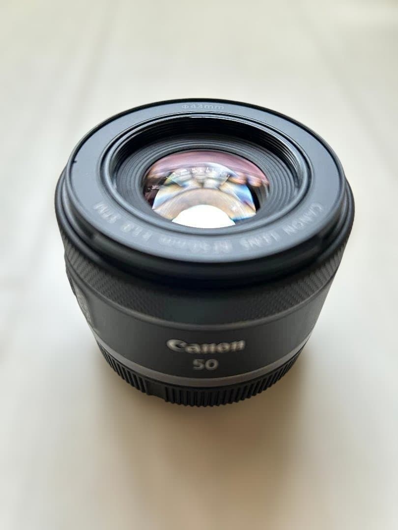 Canon RF50mm F1.8 STM+純正フード